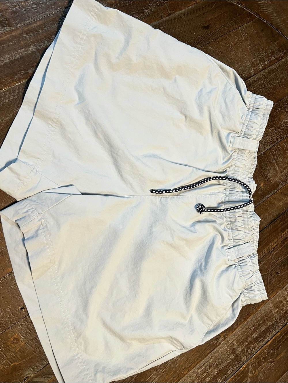 Women's Light greyAthletic Shorts with Elastic Waist